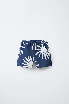 SUN PRINT SHORTS