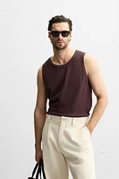 RIBBED TANK TOP