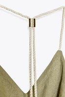 ROBE MIDI AVEC LIN VOLUME