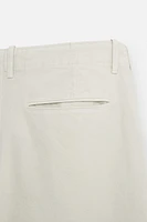 RELAXED FIT SUIT PANTS