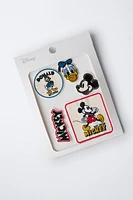 PACK OF FIVE MICKEY MOUSE AND DONALD DUCK © DISNEY PATCHES