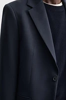 WOOL BLEND SUIT JACKET