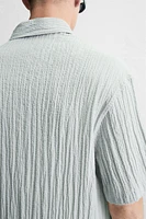 CHEMISE JACQUARD EFFET FROISSÉ