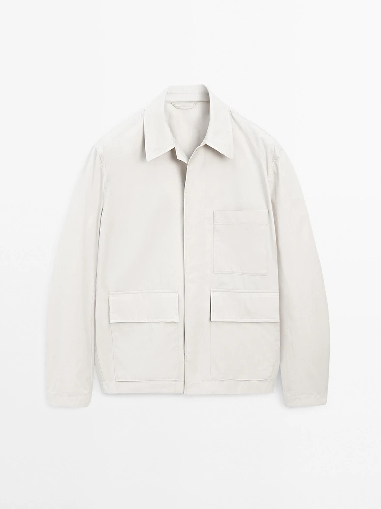 Surchemise en crêpe de coton mélangé - Limited Edition
