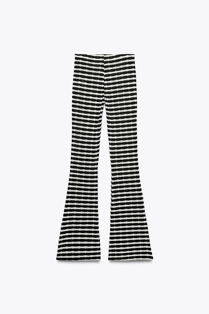 PANTALON FLARE JACQUARD