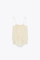 TOP SEMI-TRANSPARENT DENTELLE ZW COLLECTION