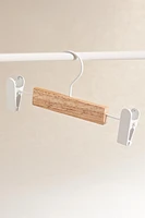 PACK OF CHILDREN’S WOODEN HANGERS WITH CLIPS (PACK OF 3)