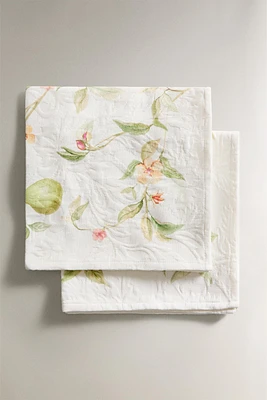 LOT SERVIETTES DE TABLE COTON JACQUARD POIRES (LOT DE 2)
