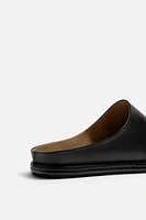 LEATHER CLOGS LIMITED EDITION