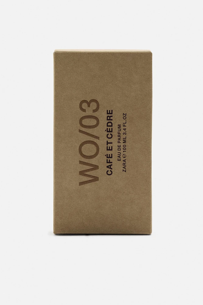 WO/03 CAFÉ ET CÈDRE EDP 100 ML (3.4 FL. OZ)
