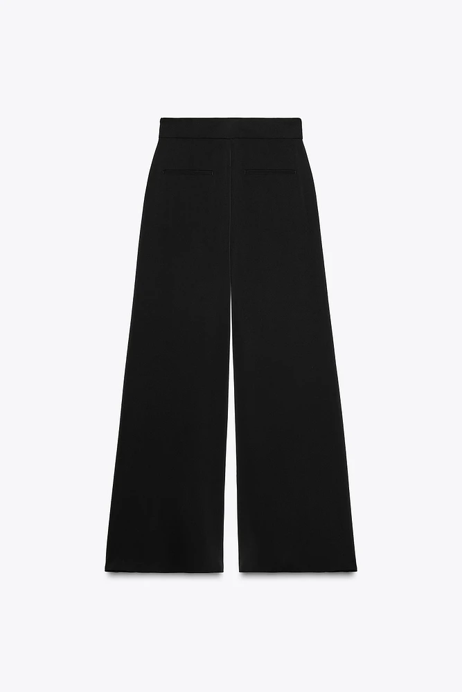 GOLD BUTTON PALAZZO PANTS