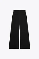 GOLD BUTTON PALAZZO PANTS