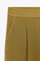 PANTALON À PINCES COLLECTION ZW