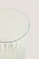 GLASS TUMBLER WITH LINES