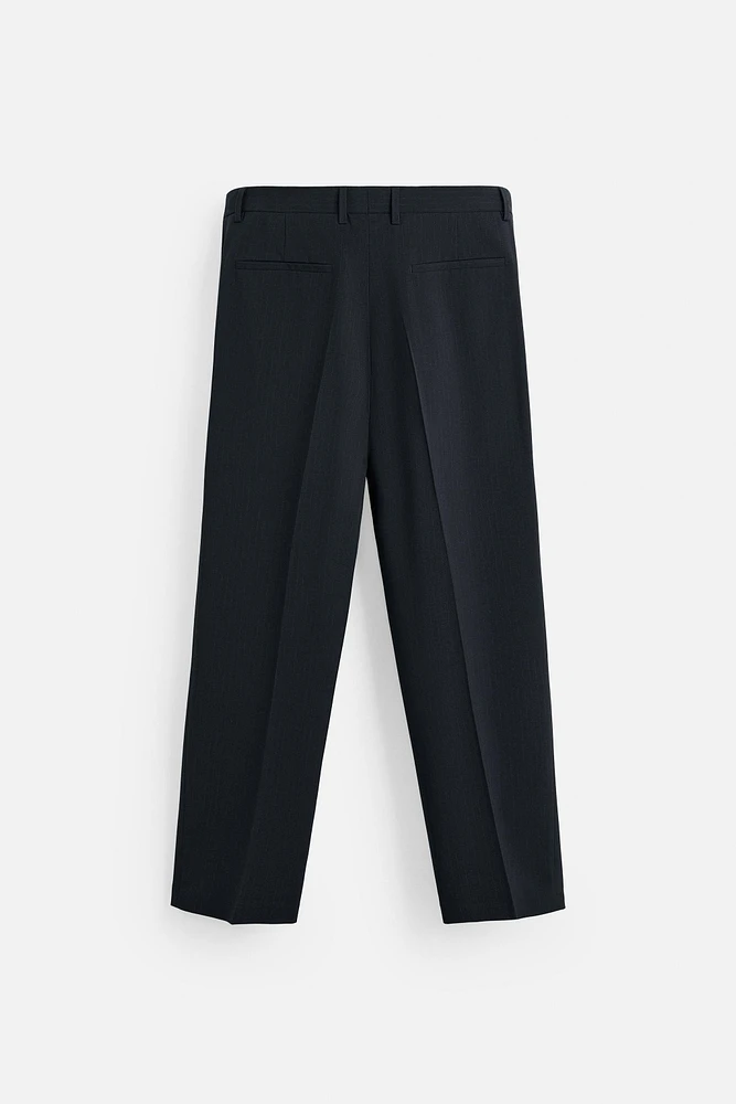 PINSTRIPE SUIT PANTS