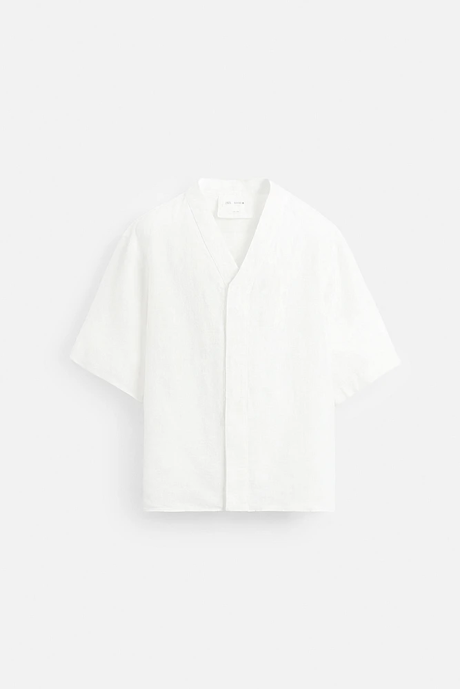 SURCHEMISE 100 % LIN