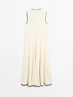 Robe portefeuille contrastante