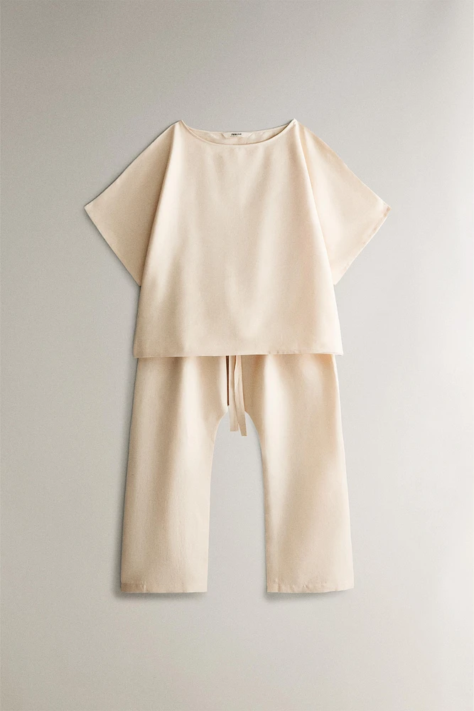 LINEN YOGA SHIRT
