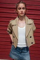 VESTE COURTE CROISÉE