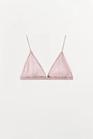 FLORAL POINTELLE BRALETTE