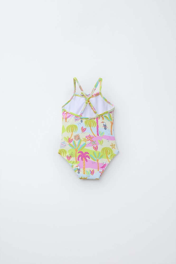 2-6 ANS/ MAILLOT DE BAIN IMPRIMÉ