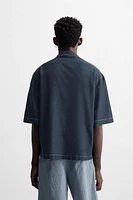 CHEMISE SURPIQÛRES CONTRASTE