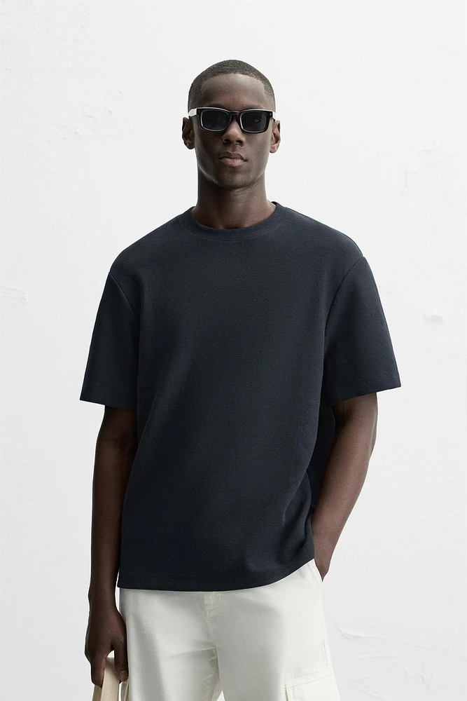 COMPACT PIQUÉ T-SHIRT
