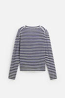 STRIPED JACQUARD SWEATER