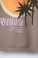 SURF PRINTED GARMENT DYE T-SHIRT