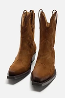 BOTTES COW-BOY EN CUIR