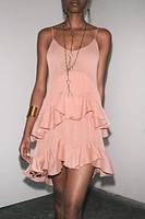 ZW COLLECTION SHORT RUFFLED DRESS