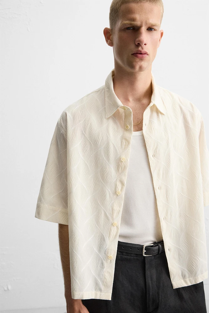 WAVY EMBROIDERED SHIRT