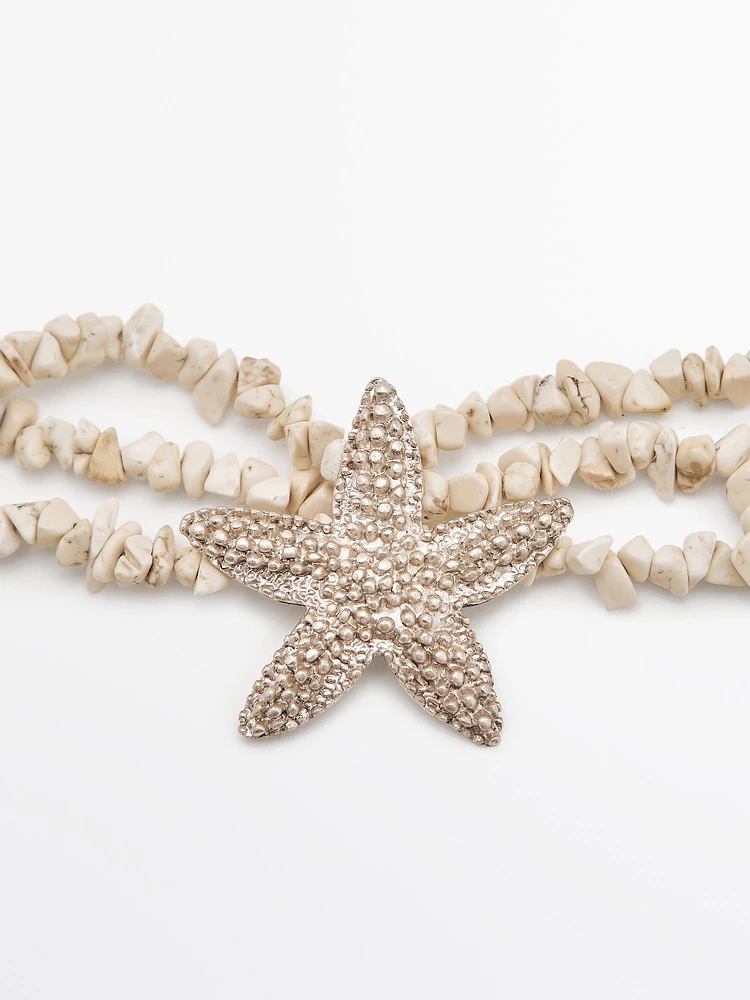 Star stone necklace