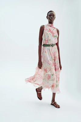 ROBE IMPRIMÉE À VOLANTS