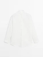 Chemise en popeline à col montant - Limited Edition