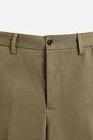 REGULAR FIT PANTS WITH BELT LOOPS