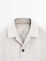Surchemise délavée 100 % lin - Limited Edition