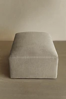 POUF LIN DÉLAVÉ