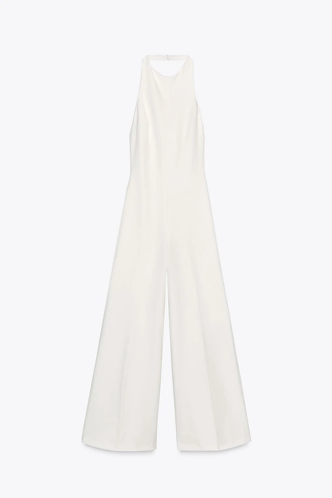 OPEN BACK LONG JUMPSUIT