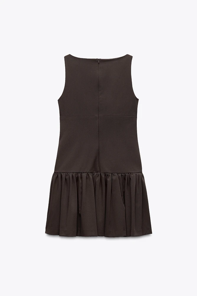 SHORT DRESS WITH BOWS