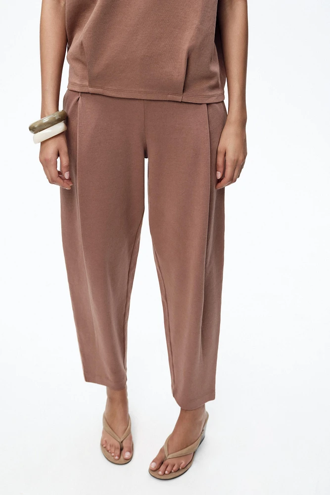 WASHED PLEATED PANTS