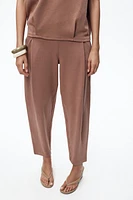 WASHED PLEATED PANTS