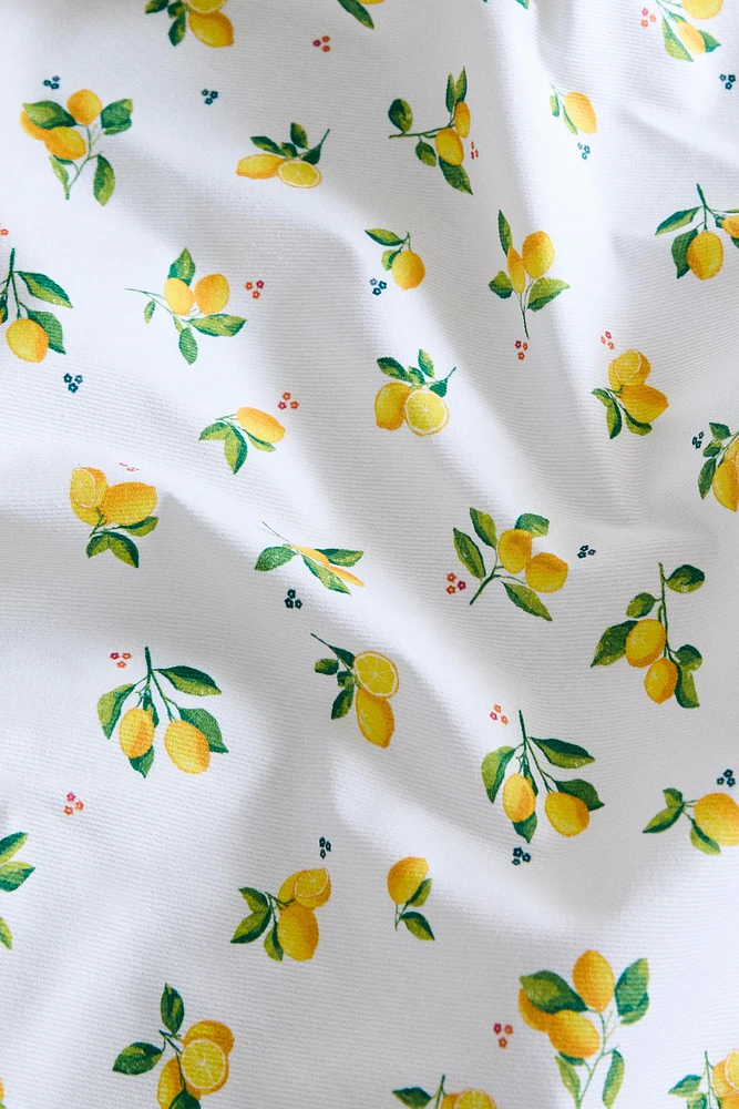 NAPPE COTON ENDUIT CITRONS