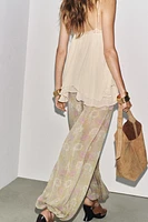 ZW COLLECTION PRINTED BALLOON PANTS