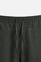 BERMUDA JACQUARD GÉOMÉTRIQUE