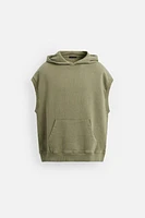 WASHED HOODIE SWEATSHIRT