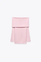 SOFT DRAPED OFF-THE-SHOULDER TOP