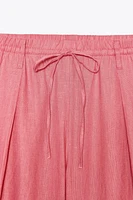 LINEN PALAZZO PANTS
