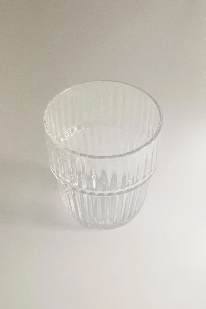 VERRE RELIEF VERRE RECYCLABLE