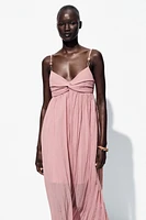 MIDI DRESS WITH APPLIQUÉS